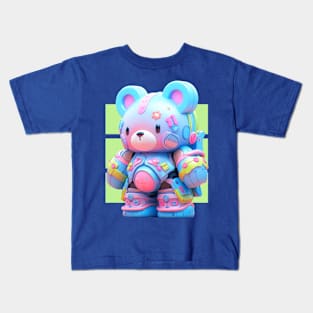 AKBLM - KUMA LOVES DECORA STYLE | KAWAII COLORFUL ANIME CHARACTER Kids T-Shirt